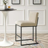 Modway EEI-4653 Indulge Channel Tufted Fabric Counter Stool