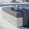 Modway EEI-4308 Convene Outdoor Patio Rectangular Ottoman