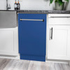 ZLINE DWV-BM-18 18" Tall Tub Style Dishwasher in Matte Blue