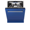 ZLINE DWV-BM-24 24" Tall Tub Style Dishwasher in Matte Blue