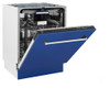 ZLINE DWV-BM-24 24" Tall Tub Style Dishwasher in Matte Blue