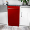 ZLINE DWV-RG-18 18" Tall Tub Style Dishwasher in Gloss Red