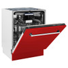 ZLINE DWV-RM-24 24" Tall Tub Style Dishwasher in Matte Red