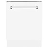 ZLINE DWV-WM-24 24" Tall Tub Style Dishwasher in Matte White