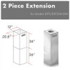 ZLINE 2-36" Chimney Extensions for 10 ft. to 12 ft. Ceilings (2PCEXT-697i/KECOMi-304)