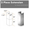 ZLINE 2-36" Chimney Extensions for 10 ft. to 12 ft. Ceilings (2PCEXT-KE/KECOM-30)