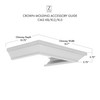 ZLINE Crown Molding Profile 2 for Wall Mount Range Hood (CM2-KB/KL2/KL3)