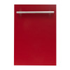 ZLINE DW-RG-H-18 18" Top Control Dishwasher in Red Gloss