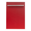 ZLINE DW-RM-H-18 18" Top Control Dishwasher in Red Matte