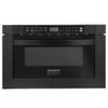 ZLINE MWD-1-BS 24" 1.2cu.ft. Microwave Drawer in Black Stainless Steel