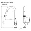 ZLINE DAL-KF-BN Dali Kitchen Faucet in Brushed Nickel