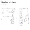 ZLINE VKS-BF-ORB Vikingsholm Bath Faucet in Oil-Rubbed Bronze