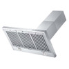 ZLINE Bundle Package - 48" Dual Fuel Range W/ Blue Matte Door with 48" Wall Mount Range Hood