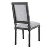 Modway EEI-4661 Court French Vintage Upholstered Fabric Dining Side Chair