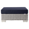 Modway EEI-4839 Conway Outdoor Patio Wicker Rattan Ottoman