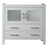 Virtu USA KS-70036-CAB-WH Dior 36" Cabinet Only in White