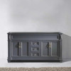 Virtu USA MD-2660-CAB-GR Victoria 60" Cabinet Only in Grey