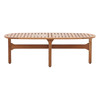 Modway Saratoga Outdoor Patio Premium Grade A Teak Wood Oval Coffee Table EEI-2930-NAT Natural
