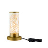 Modway Adore Cylindrical-Shaped Clear Glass And Brass Table Lamp EEI-2931