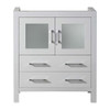 Virtu USA KS-70030-CAB-WH Dior 30" Cabinet Only in White