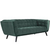 Modway Bestow 2 Piece Performance Velvet Sofa and Loveseat Set EEI-2979-GRN-SET Green