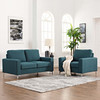 Modway Allure 2 Piece Sofa and Armchair Set EEI-2984-BLU-SET Blue