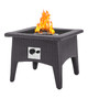 Modway Vivacity Outdoor Patio Fire Pit Table EEI-2990-EXP Espresso