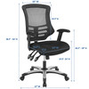 Modway Calibrate Mesh Office Chair EEI-3042-BLK Black