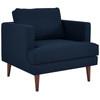Modway Agile Upholstered Fabric Armchair EEI-3055-BLU Blue