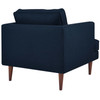 Modway Agile Upholstered Fabric Armchair EEI-3055-BLU Blue