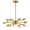 Modway Resolve Brass Pendant Chandelier EEI-3079