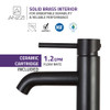 ANZZI Valle Single Hole Single Handle Bathroom Faucet In Oil Rubbed Bronze - L-AZ107ORB