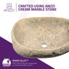 ANZZI Leopards Crest Vessel Sink In Yellow River Stone - LS-AZ159