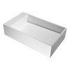 ANZZI Pascal Solid Surface Vessel Sink In Matte White - LS-AZ520a