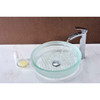 ANZZI Canta Series Deco-Glass Vessel Sink In Lustrous Translucent Crystal - LS-AZ064