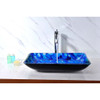 ANZZI Avao Series Deco-Glass Vessel Sink In Lustrous Blue - LS-AZ8096