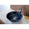 ANZZI Rongomae Series Deco-Glass Vessel Sink In Coiled Blue - LS-AZ8097
