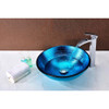 ANZZI Taba Series Deco-Glass Vessel Sink In Lustrous Blue - LS-AZ8099