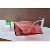 ANZZI Nono Series Deco-Glass Vessel Sink In Lustrous Translucent Red - LS-AZ8110