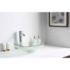 ANZZI Story Series Deco-Glass Vessel Sink In Lustrous Clear - LS-AZ8119