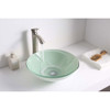 ANZZI Raider Series Deco-Glass Vessel Sink In Lustrous Light Green - LS-AZ8126