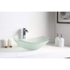 ANZZI Magician Series Deco-Glass Vessel Sink In Lustrous Frosted - LS-AZ8127