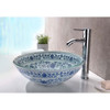 ANZZI Satui Series Vessel Sink In Décor White - LS-AZ8196