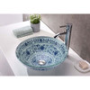 ANZZI Satui Series Vessel Sink In Décor White - LS-AZ8196