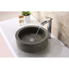 ANZZI Black Iro Vessel Sink In Speckled Stone - LS-AZ8202