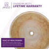 ANZZI Sataua Series Vessel Sink In Creamy Beige - LS-AZ8203