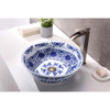 ANZZI Satui Series Vessel Sink In Décor White - LS-AZ8205