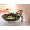 ANZZI Panye Series Vessel Sink In Hand Painted Mural - LS-AZ8216