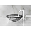ANZZI Verabue Series Vessel Sink with Pop-Up Drain In Slumber Wisp - N49