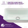 ANZZI Amenta Series Vessel Sink In White - R23